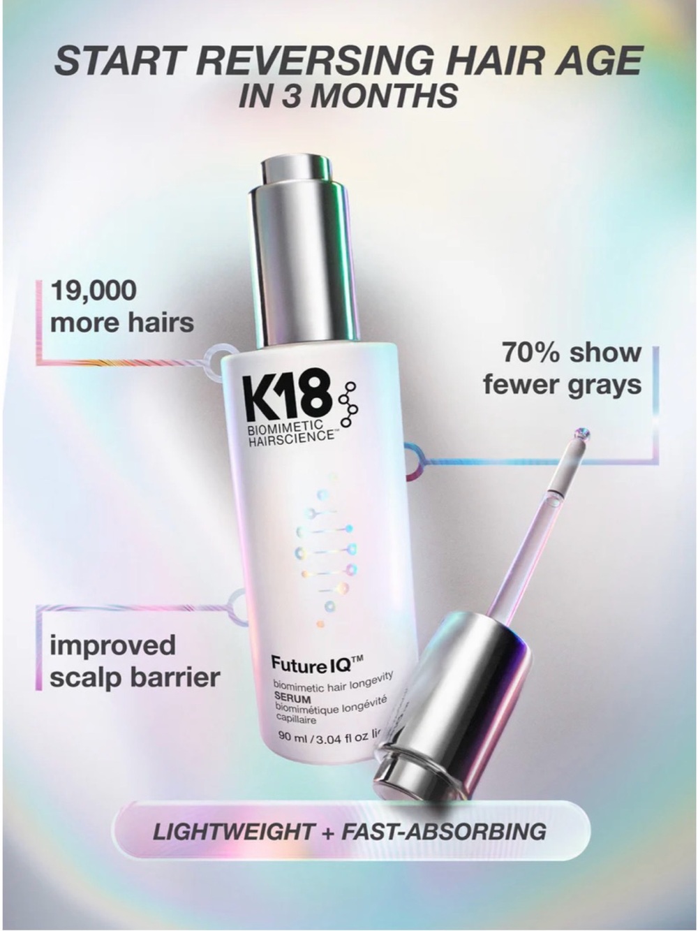 K18 FutureIQ Biomimetic Hair Serum - Picture 7 of 8